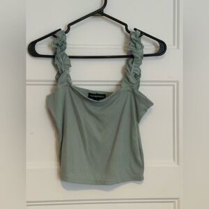 Streetwear Society Sage Ruched Crop Top